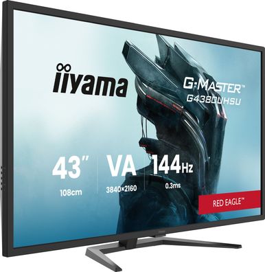 IIYAMA TFT G4380UHSU 108cm VA 43/3840x2160/2xHDMI/2xDP/4xUSB 3.2