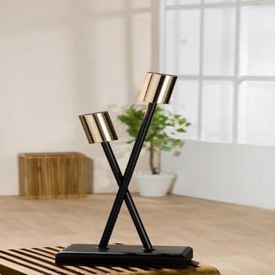 Gilde Tischlampe "Cross" 79955 Ohne Schirm
