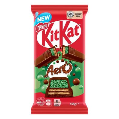 KitKat Aero Mint Schokolade - Import 155 g