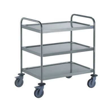 Gastro-Inox Servierwagen mit 3 Etagen 800x500x935mm