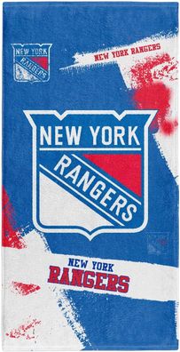 NHL Badetuch New York Rangers Handtuch Strandtuch Beach Towel Spray 4260296355406