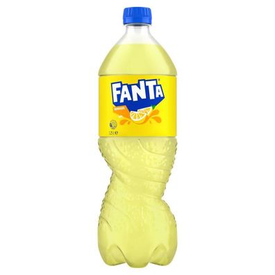 Fanta Big Lemon Soft Drink super sweet - Import 1250 ml