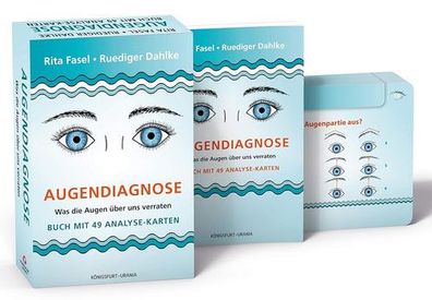 Augendiagnose: Was die Augen über uns verraten - Set mit Buch und Karten, Rita Fasel,