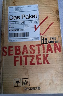 Das Paket, Psychothriller, Sebastian Fitzek, TB