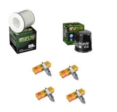 Wartungssatz ?lftilterset Z?ndkerzen spark splug passt an Yamaha Xj 600 Nn Nh S