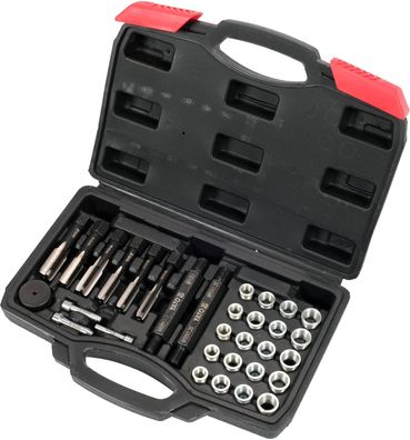 Gewindereparaturset für Glühkerzengewinde, 33-teilig