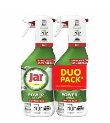 Jar Power Fettlöser Spray Zitrone 2x500ml