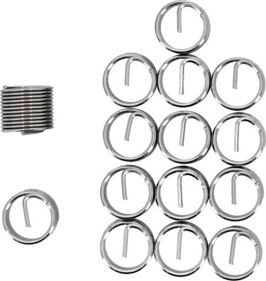Gewindeeinsätze M10x1.0 aus Edelstahl, 15 Stück