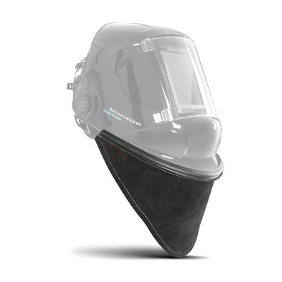 Stahlwerk Leder-Halsschutz und Brustschutz für Schweißhelme UV-/IR-Strahlungsschutz