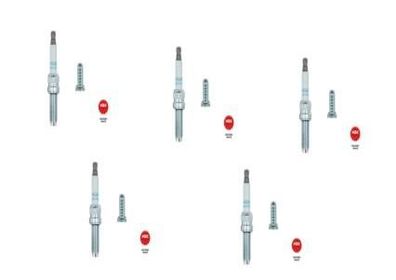 5x Ngk LMAR8D-J Z?ndkerze spark plug passt an Bmw C 600 12-15 passt an Can-Am