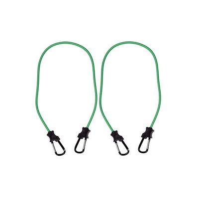 Elastische Spanngummis mit Karabinerhaken, 2 Stück, 1000 mm, Ø8 mm,