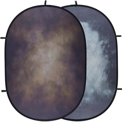 Bresser - F004347 - Falthintergrund BR-FB38 150 x 200cm Lila/Blau