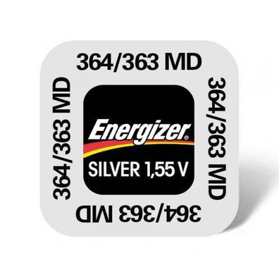 1x Energizer 364 / 363 Uhrenbatterien 1,55 V SR621SW SR621W AG1 Knopfzelle