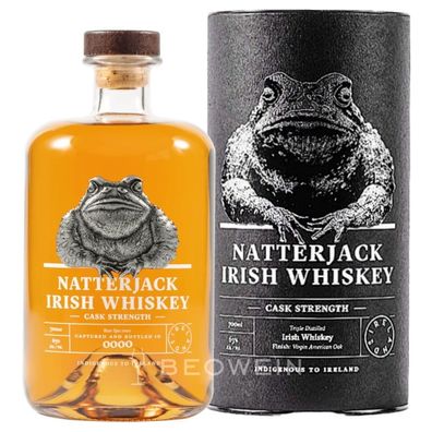 Natterjack Cask Strength Irish Whiskey 0,7 l