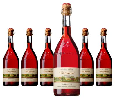 6 x Manufaktur Jörg Geiger PriSecco Rotfruchtig alkoholfrei