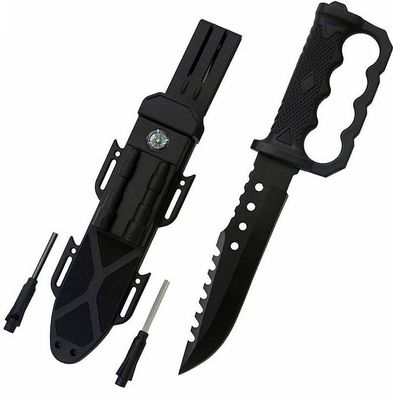 Survival Messer mit Schärfekit Überlebensmesser
