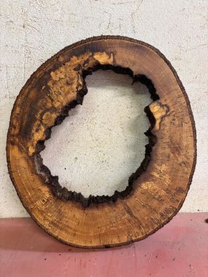 Baumscheibe, Holzscheibe, Tischplatte, 40/5 Epoxidharz