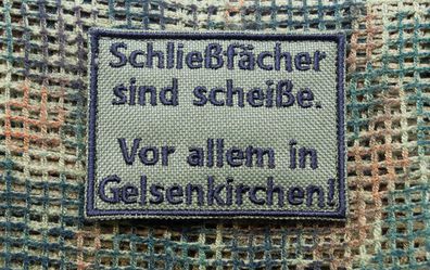 Patch: "Schließfächer sind scheiße...."