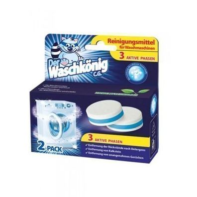 Waschkönig Waschmaschinen-Reinigertabs - 2 Stück
