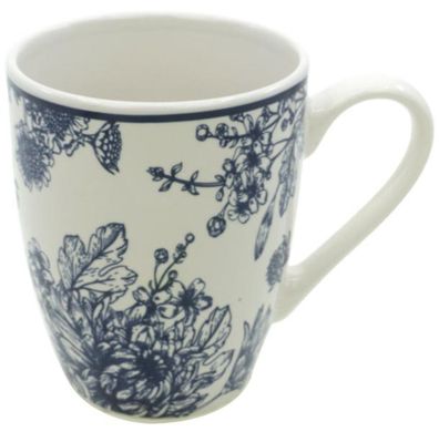6er Set Tassen Kaffeetassen Becher 310 ml Tasse Blumen 15268 Keramik