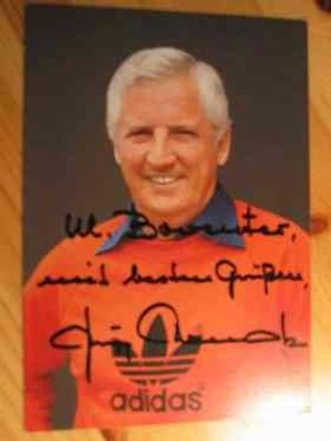 Fußball-Legende Josef "Jupp" Derwall - han. Autogramm