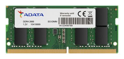 16 GB ADATA SO-DIMM 2666 (1x 16 GB) (grn, AD4S266616G19-SGN, Premier)