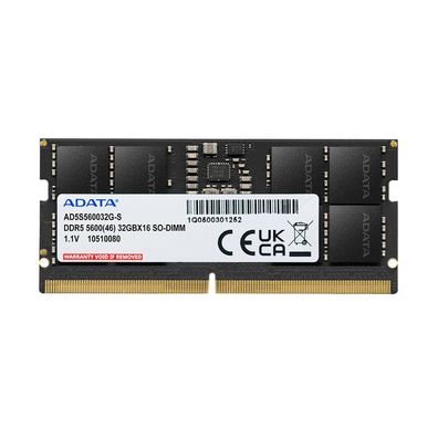 16 GB ADATA SO-DIMM 5600 (schwarz, AD5S560016G-S, Premier Tray)