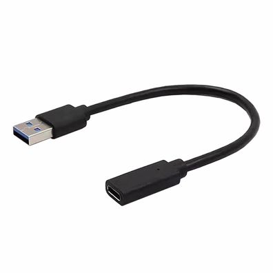 Q20 USB C Buchse auf USB 3.0 Stecker Kabel Adapter 20cm für PC Computer Laptop