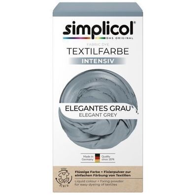 Simplicol Intensiv Stoff-Farbstoff Elegantes-Grau Elegantes-Grau