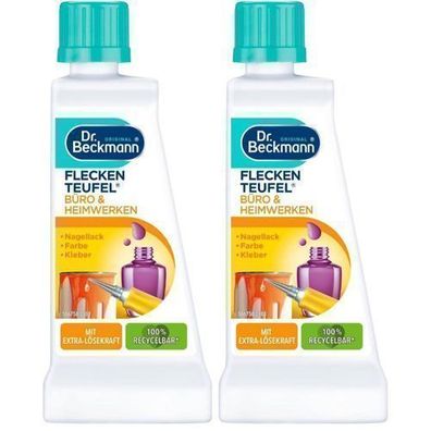 Dr. Beckmann Fleckenentferner Leim, Farbe, Kaugummi 2x50 ml