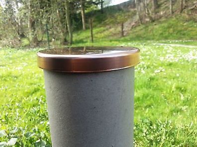 Kupfer Pfostenkappen f. Rundpfosten Kupferblech Abdeckkappen 6 Größen 80 -180mm