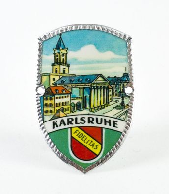 Stocknagel - Karlsruhe / Fidelitas Stadtwappen