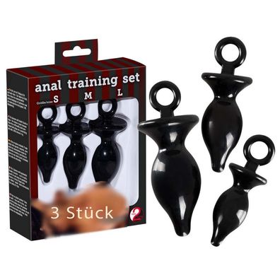 Anal-Training 3-teilig Set You2Toys Plug Analplug Butt Buttplug Rückholgriff"T43