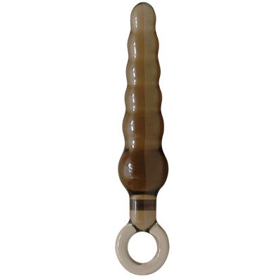 Analplug Anal Drops Anal Plug Biegsamer mit Rückholring 19cm Ø bis 3,6cm