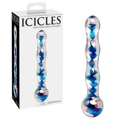 Glas-Dildo nahtlos + Handgefertigt für Heiß-und Kaltspiele Vorspiel Sexspielzeug