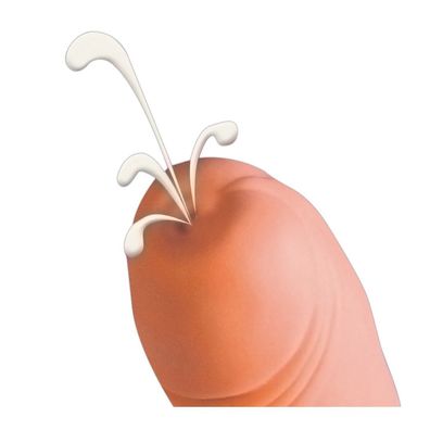 You2Toys Penis-Dildo Spritz-Dildo 21cm Soft sehr biegsam Sexspielzeug Cumshot