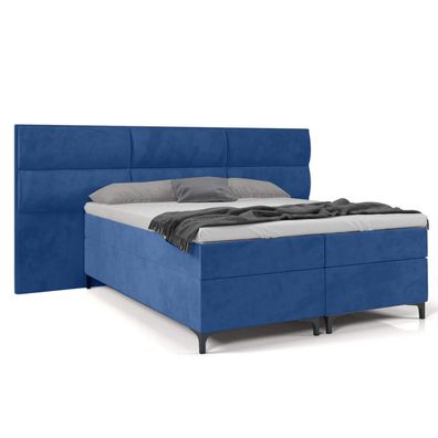 Best For Home Sapri Boxspringbett 120-200x200 cm mit Bettkasten & Nachttisch - Modern