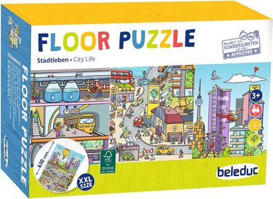 Bodenpuzzle Stadtleben, 45teilig
