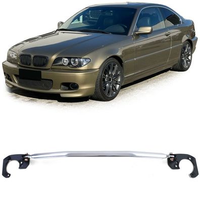 Alu Domstrebe verstellbar passend für BMW E46 6 Zyl 320i 323i 325i 328i 330i