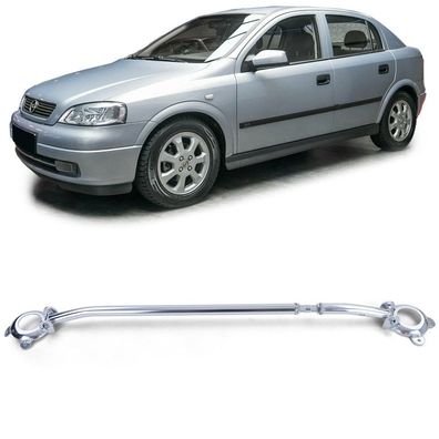 Aluminium Domstrebe vorne poliert für Opel Astra G 1998-2004