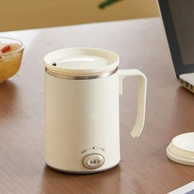350ml Electric Hot Cup & Mini Travel Boiling Kettle, 304 Stainless Steel