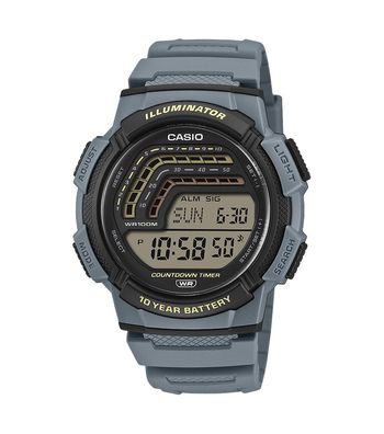 Casio Uhr Herren Timeless-Collection WS-1800-2AVEF Blau, Resin
