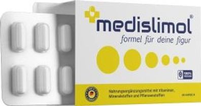 Medislimol Kapseln | Naturreine Pflanzenkraft | für Männer und Frauen | 60 Kapseln