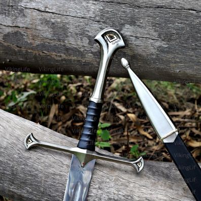 Custom Narsil Sword Display Prop Sword, Handmade Elven King Longsword Replica