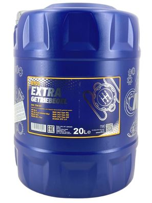 Mannol Extra Gear Oil Getriebeöl 75W-90 GL-4/ GL-5 LS 20 Liter