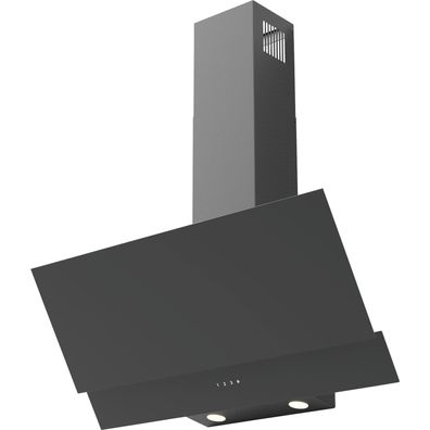 solido Wand-Dunstabzugshaube Divero Diago, schwarz matt, 900 mm