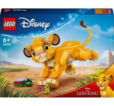 LEGO® Disney™ Classic 43243 Simba das Löwenjunge des Königs 222 Teile Bausteine