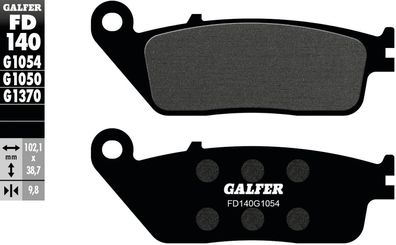 GALFER Bremsbelag "FD140"Satz