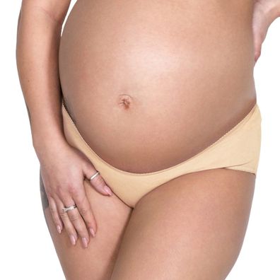 Mitex Mama Panty Schwangerschafts-Slip Baumwolle beige -1 Stück