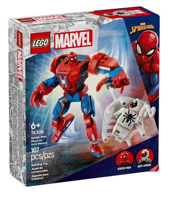 LEGO® Marvel Super Heroes™ 76308 - Spider-Man Mech vs. Anti-Venom (107 Teile)